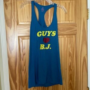 Vintage Betsey Johnson shirt guys love bj tank